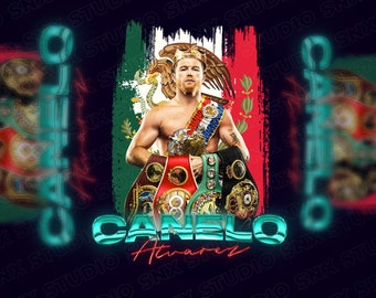 Canelo Alvarez PNG for DTF DTG Sublimation Digital Print Transfer Shirt Print