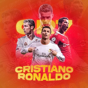 Cristiano Digital Download, PNG,. Instant Download And Ready To Print.
