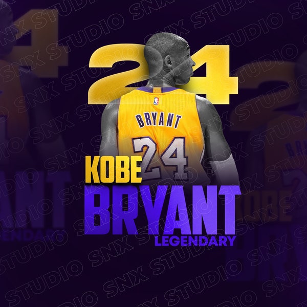 Kobe Bryant Design, Instant Download