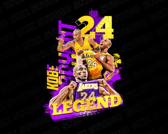 Kobe Bryant PNG Sublimation Design (Digital Download)