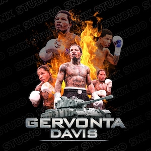 Gervonta Tank Davis Print Ready PNG for Sublimation