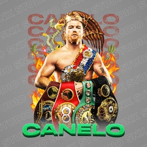 Canelo Alvarez PNG for DTF DTG Sublimation Digital Print Transfer Shirt Print