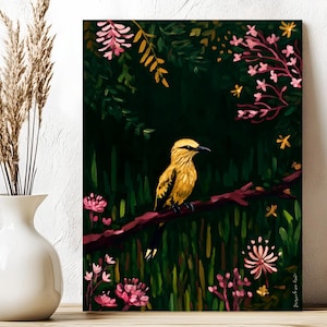 Bird Paint by Numbers Kit: Abyssinian Roller Bird