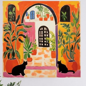 Kit de peinture à numéros de chat : oeuvre d&#39;art féline à faire soi-même pour adultes et enfants