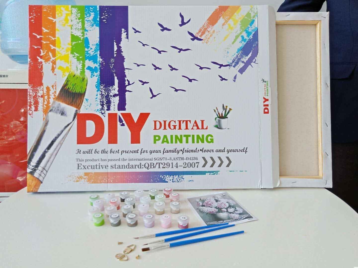 Modern Paint by Number Kit Tropical Scenery Paint by Number Etsy