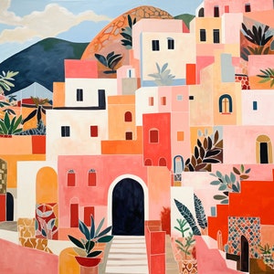 Kit di pittura con i numeri per la passeggiata di Pink Lemonade, principianti, kit fai da te per dipingere con i numeri per adulti, pittura facile con i numeri