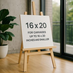 16 x 20 Zoll Holzstaffelei: Leichte Kunst Unterstützung