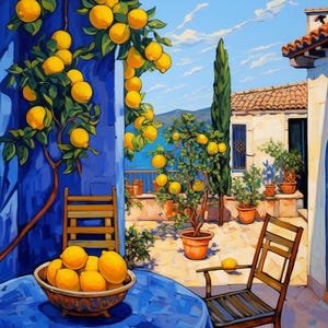 Luminous Citrus Diamond Painting: DIY Acrylic Craft Kit