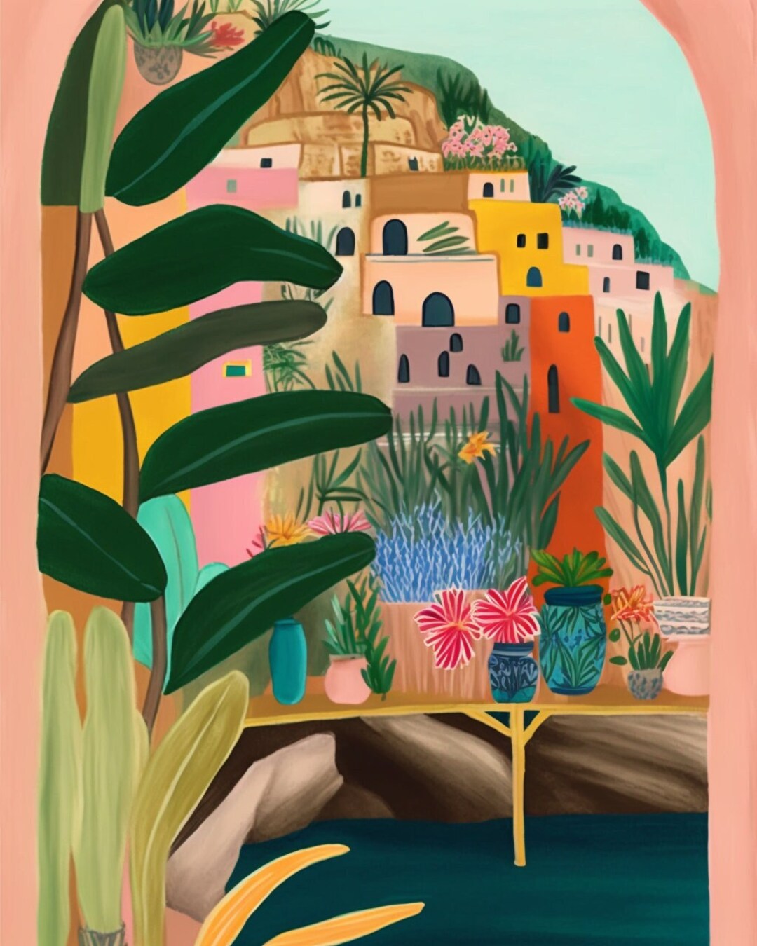 Botanical Paint by Numbers, Modern Paint by Numbers, DIY Paint by