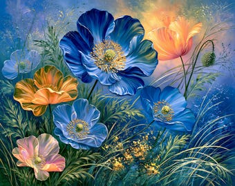 Tender World Diamond Painting Kit: DIY Acrylic Bead Craft, Wall Art