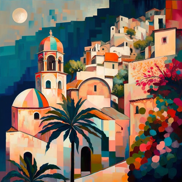 Amalfi Paint by Numbers Etsy Australia