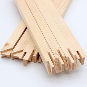 16x20" Canvas Stretch Frame Kit: DIY Pine Wood Bars, 12 x 16", 20x26", 24x30"