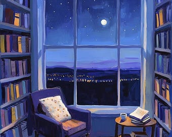 Night Court Book Paint By Number Kit - Fantasy Reader DIY Craft