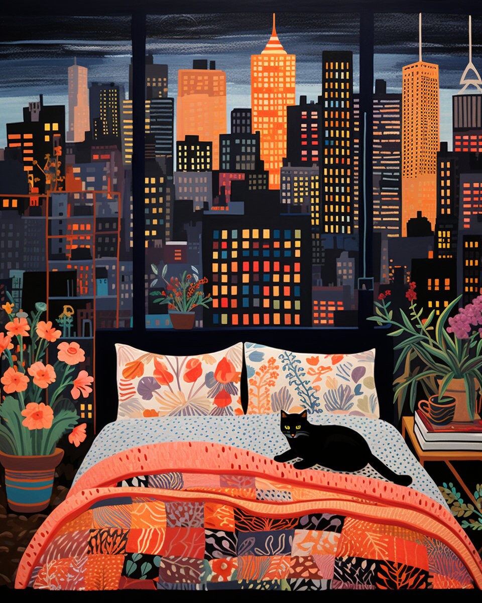 Discover Whiskered Wonders - Premium Cat Paint by Numbers Kit, Feline Cat Lovers,Cat Paint by Numbers