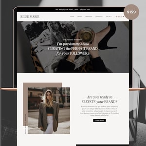 Rilee WordPress Theme (With Elementor Pro) | Feminine WordPress Theme | Editorial Theme