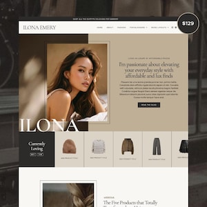 Ilona WordPress-thema (met de gratis Elementor) | Vrouwelijk WordPress-blogthema