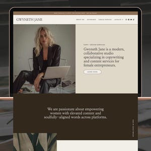 Tema WordPress Gwyneth / Tema WordPress femminile con Elementor Website Builder gratuito