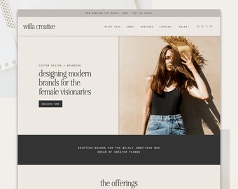 Willa WordPress Theme | Feminine WordPress Theme | Elementor Pro Theme |  Portfolio Theme | Studio Theme