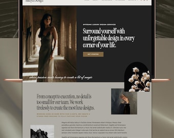 Ashlyn WordPress Theme | Feminines WordPress Theme mit gratis Elementor Website Baukasten