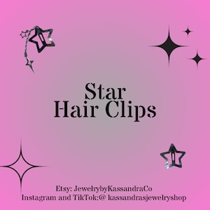 Star Hair Clips