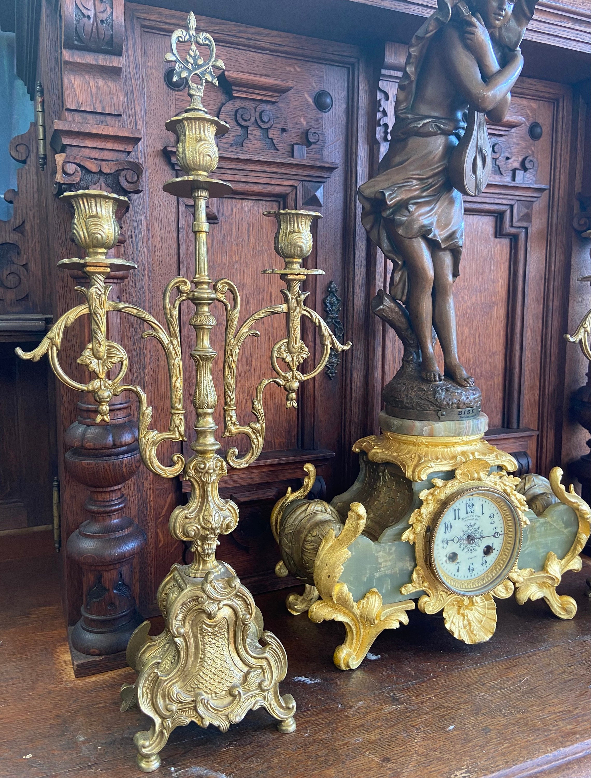 French Antique Clock Etsy