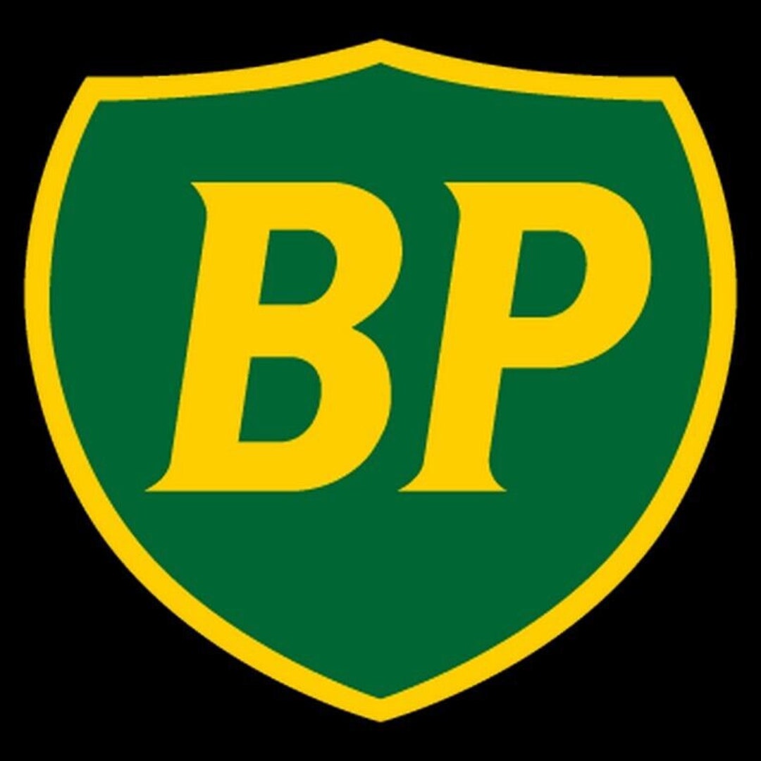 BP Shield Classic Car STICKERS 50mm Pair RACING Race Bike Motorcycle ...