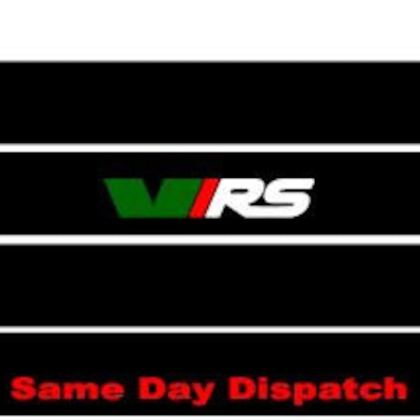 Skoda Fabia Universal Sunstrip VRS vrs banner windscreen sticker graphic decals