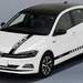Gti/ Golf R Side Racing and Bonnet Decals Graphics Vinyl Side Stripes ...