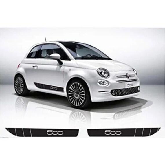 Vinyl Graphics For Cars Fiat 500 Side Racing Stripes With Italian Flag ...