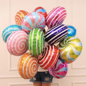 10pcs - 18 inches Candy Balloons