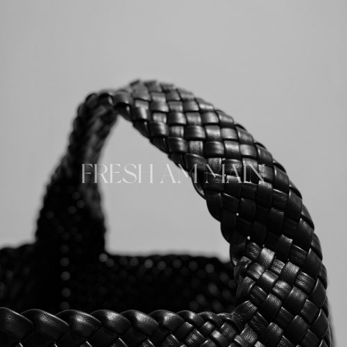 Available! Gaya luxury design handmade woven BV style shops tote bag vegan leather PU for shopping holiday work business casual customized