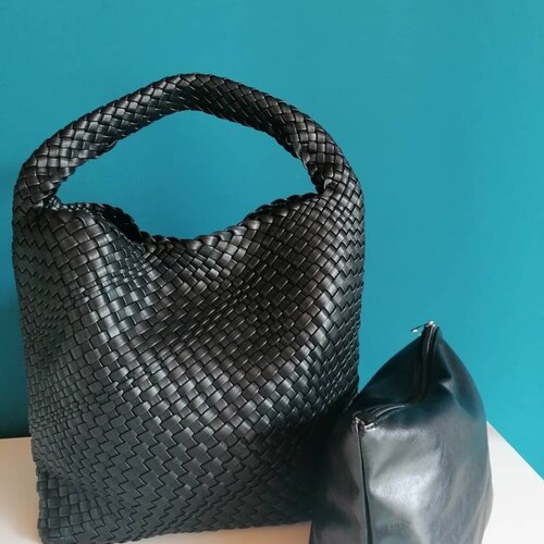Available! Gaya luxury design handmade woven BV style shops tote bag vegan leather PU for shopping holiday work business casual customized