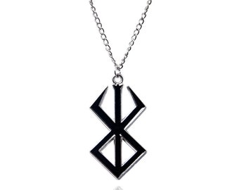 Berserk Anime Pendant Necklace - Berserk Manga Band of Sacrifice Symbol Pendant Necklace - Perfect Anime Jewelry Gift Idea