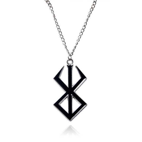 Berserk Anime Pendant Necklace - Berserk Manga Band of Sacrifice Symbol Pendant Necklace - Perfect Anime Jewelry Gift Idea