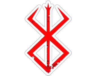 Berserk Anime Symbol Sticker - Berserk Manga Band of Sacrifice Sticker for Laptops, Notebooks and Boxes - 2"x 2" Size