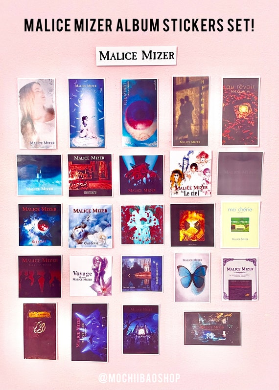 Malice Mizer Visual Kei, J-rock Band Glossy and Waterproof Album