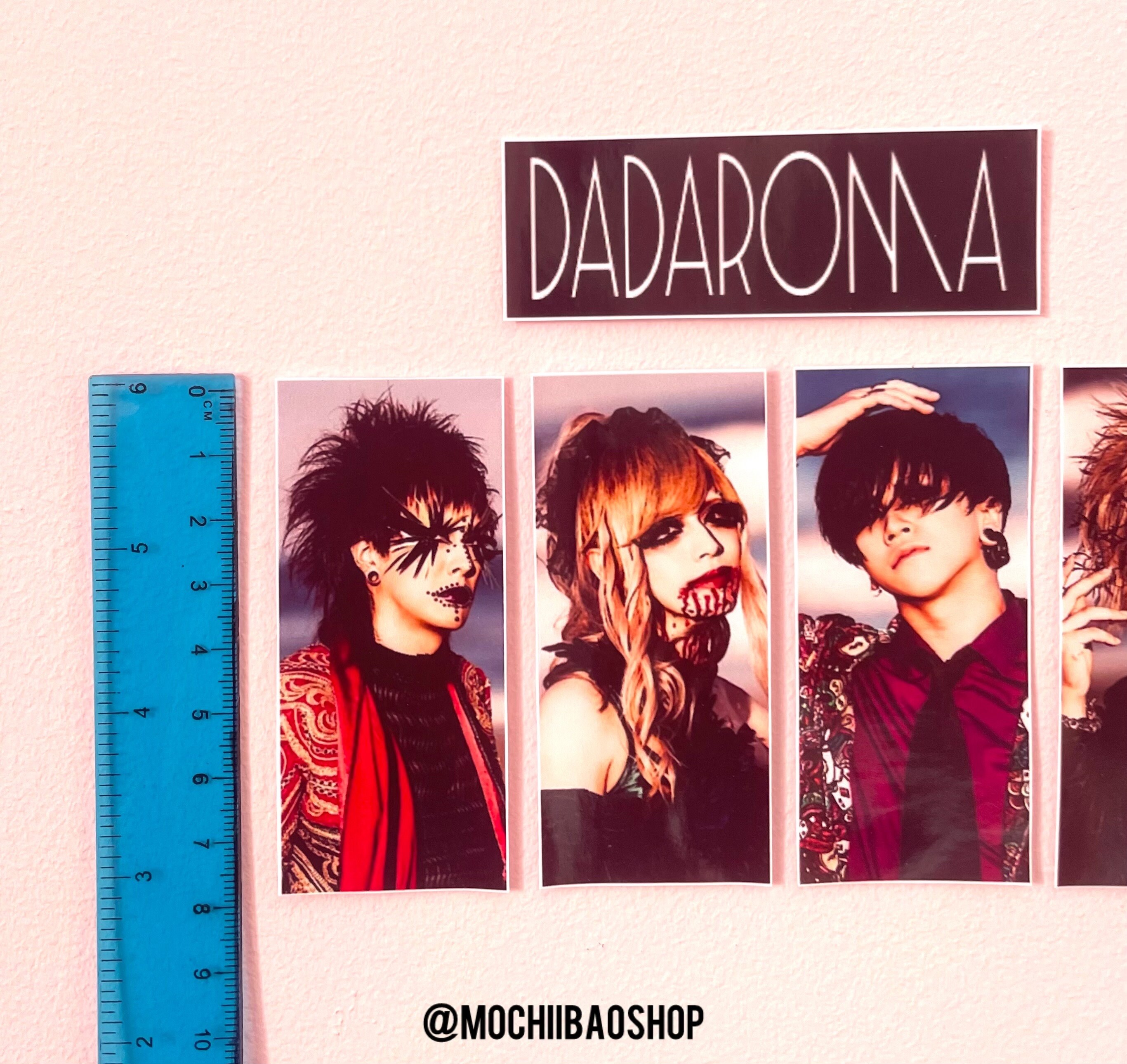 DADAROMA チェキ 朋 Set of 5 DADAROMA Visual Kei, J-rock, V-kei Band Glossy and