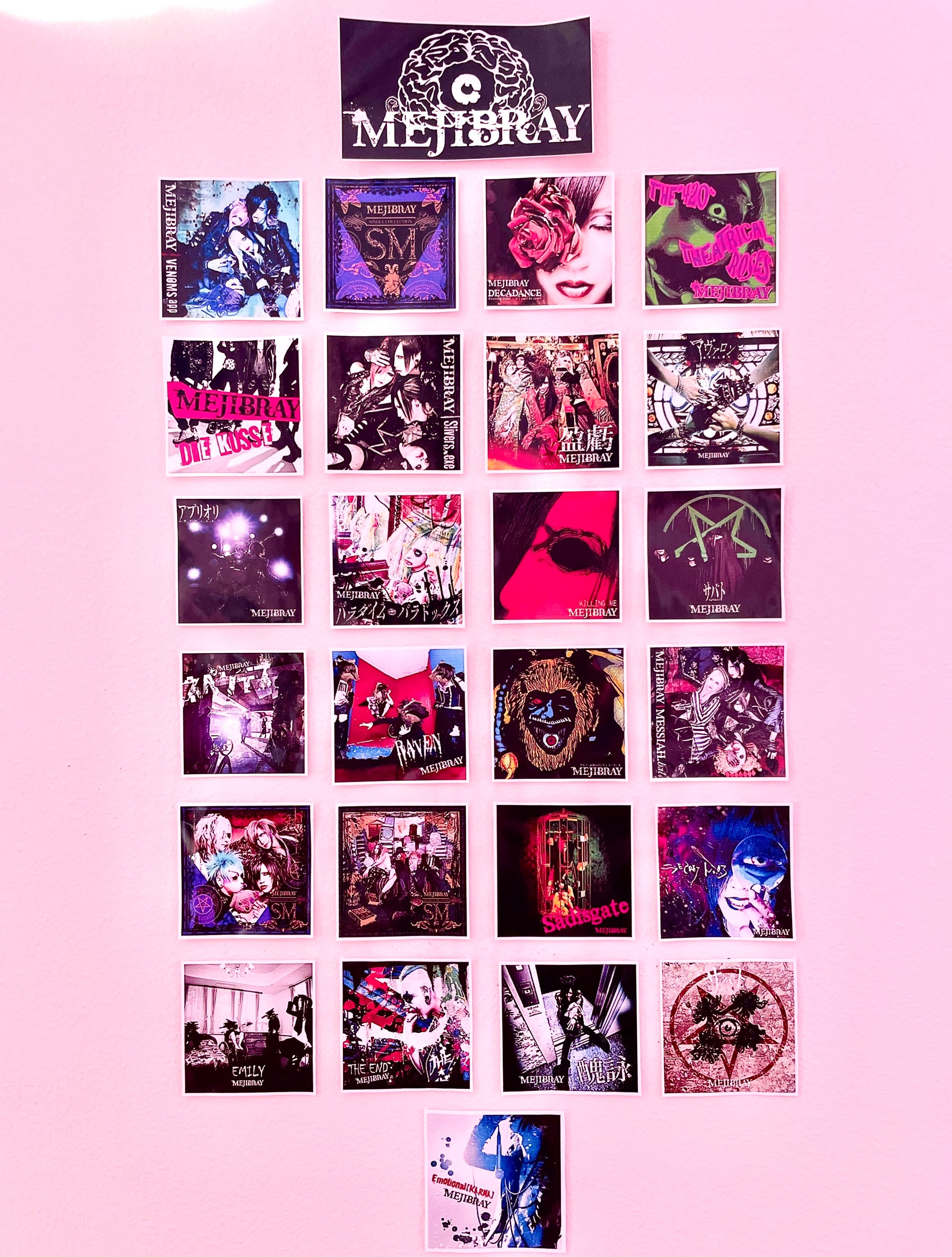 MEJIBRAY ヴィジュアル系アルバムカバーステッカーセット 光沢