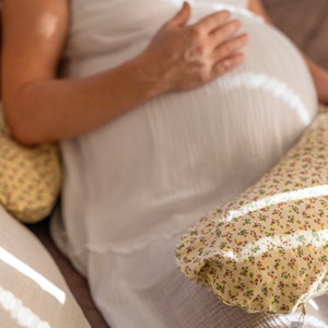 Organic pregnancy pillow, Brestfeeding Pilow From Swiss Pine Shavings And Wool, Stillkissen image 1