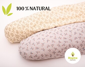 Bring Forest Into Your Home, Organic Pregnancy Pillow With Swiss Pine Shavings/Made to order from Organic muslin & Swiss pine