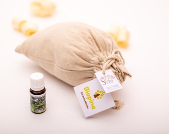 Air Freshener - Linen Bag With Swiss Pine Shavings And Essential Oil