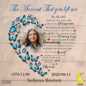 In loving Memory Png, Memorial Png, Butterflies Flying From Heart, Funeral Shirt Design, Canva Template, Sublimation, Instant Download