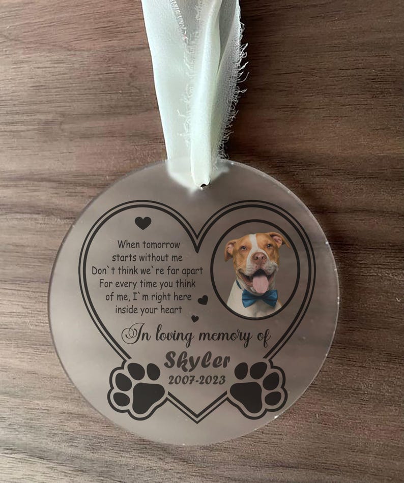Pet Memorial SVG PNG: Dog Paw Print, in Loving Memory (digital Download ...