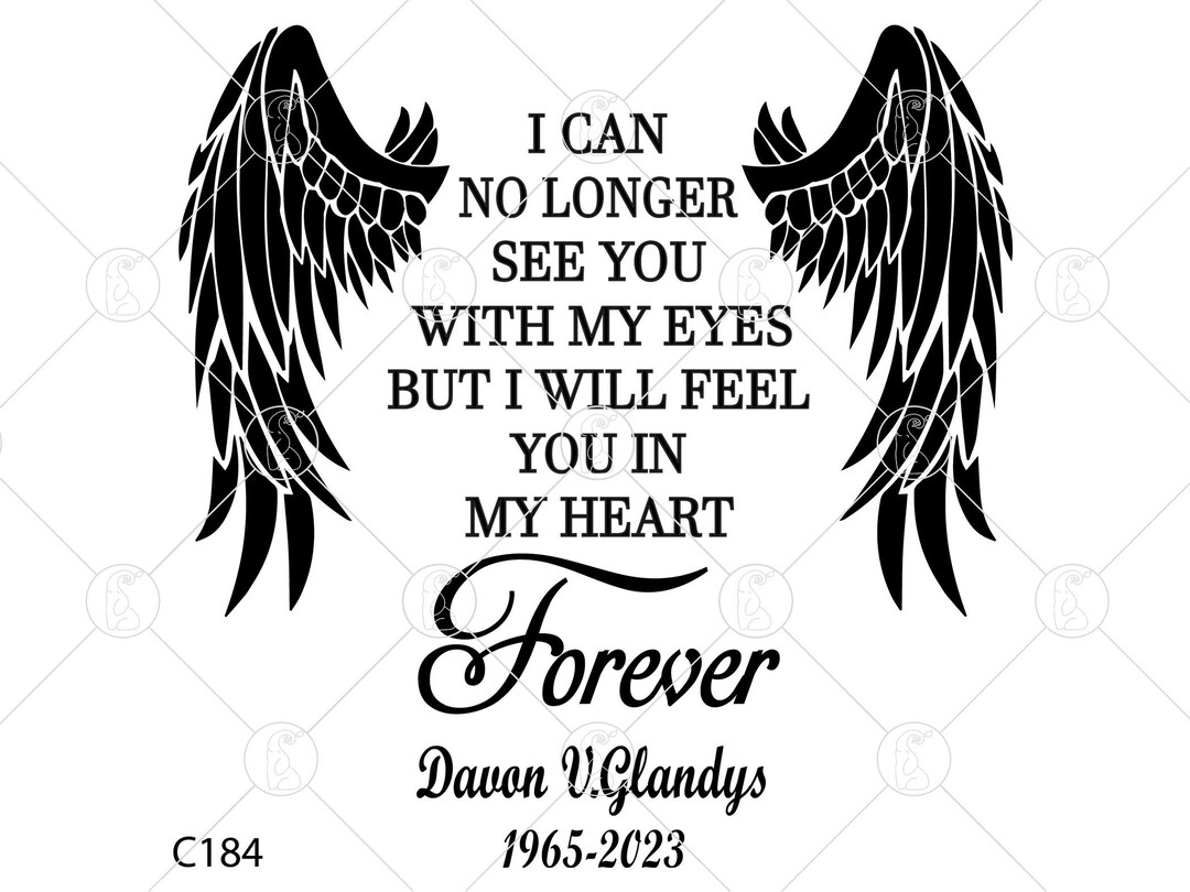 Angel Wings Svg, Memorial Png, Memory Svg, in Loving Memory