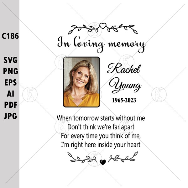 Memorial Gift Svg, In Memory Of, In Memory Svg, In Loving Memory Svg, In Loving Memory Png, Loving Memory Svg,  Memorial Shirts Svg, Rip Svg