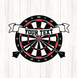 Jeu de fléchettes Svg, logo Png fléchettes, cible Svg, Svg fléchettes, jeu de fléchettes Svg, fléchettes Png, clipart fléchettes, monogramme fléchettes, Cricut, Silhouette, modifiable