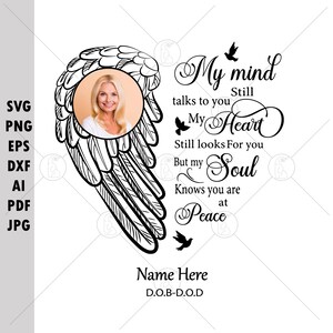 Memory Angel Wings in Memory of Png in Loving Memory Svg - Etsy