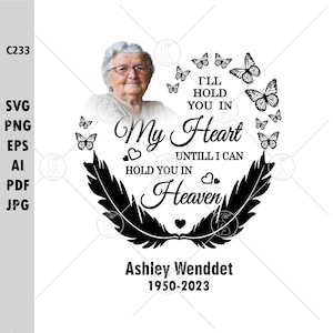 Memorial Svg File For Shirts, Memorial Tshirt Template Files For Cricut, In Memory Of Svg Png Files, Memorial Loss, Missing You Shirt Svg