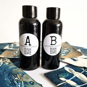 DIY 400ml Cyanotypie Nachfüllpackung