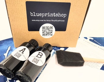 DIY 200ml Cyanotypie Pack und Nachfüllpackung